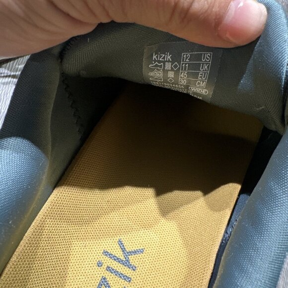 Kizik Men's Athens 2 Hand's Free Sneaker - Stormy Weather Size 12 - Picture 11 of 11